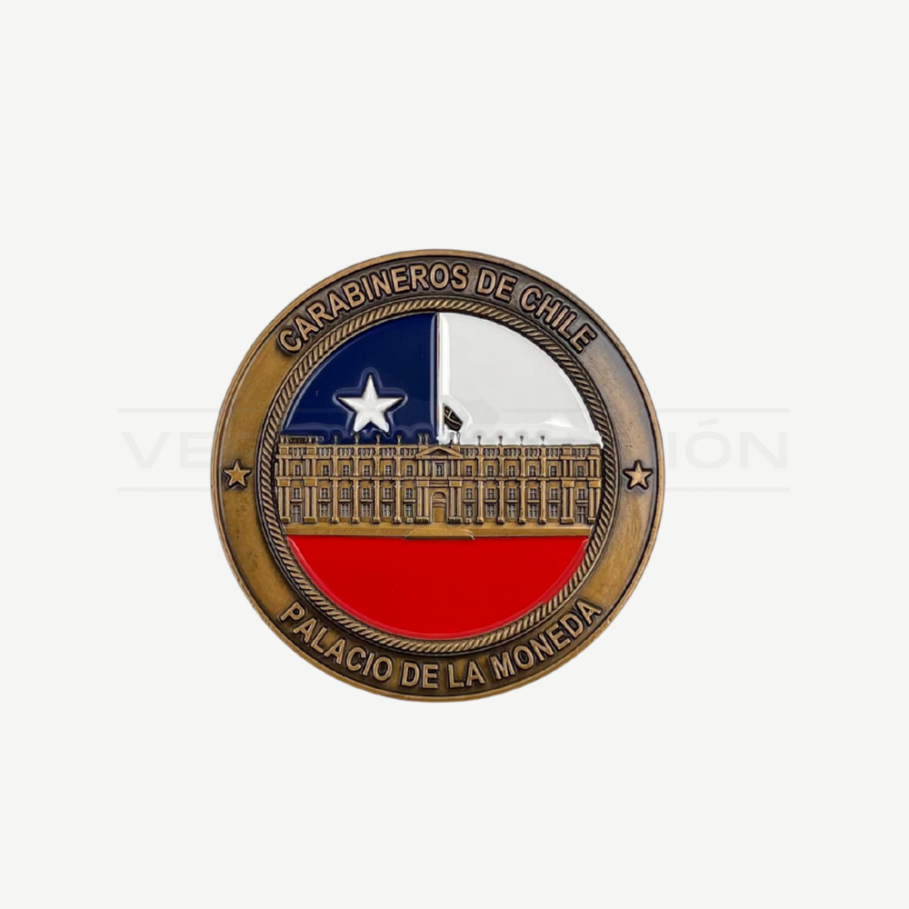 Moneda de Colección Escolta Presidencial Carabineros