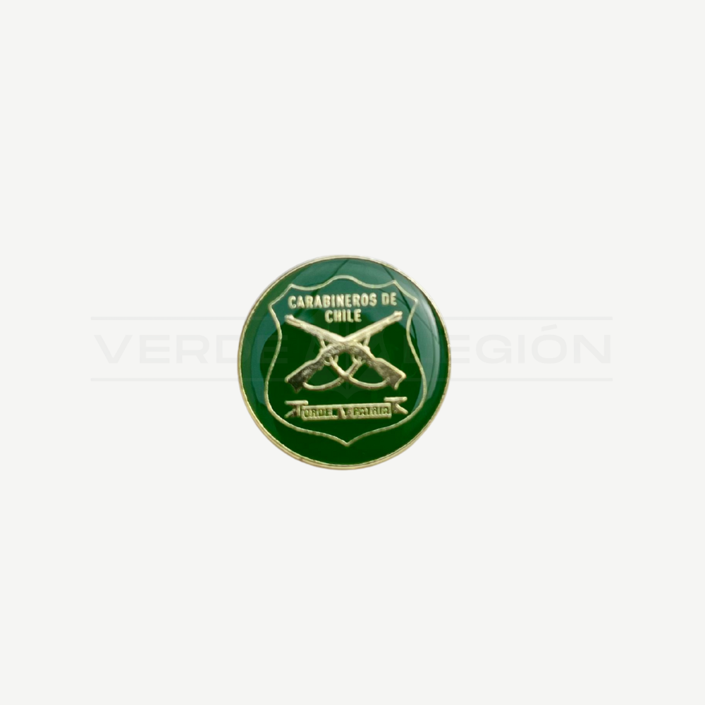 Pin Terno Escudo Institucional Carabineros