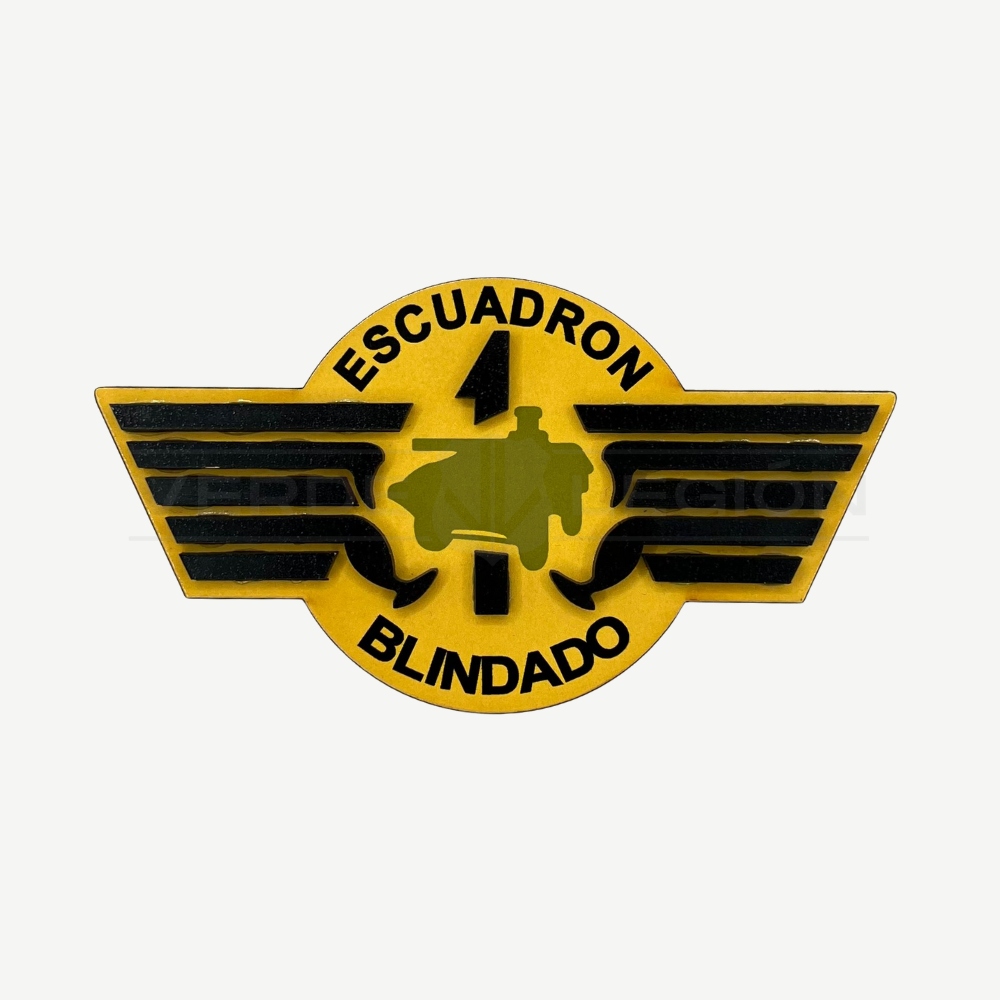 Imán Madera para Refrigerador Escudo Escuadrones Esucar Carabineros (Opciones)