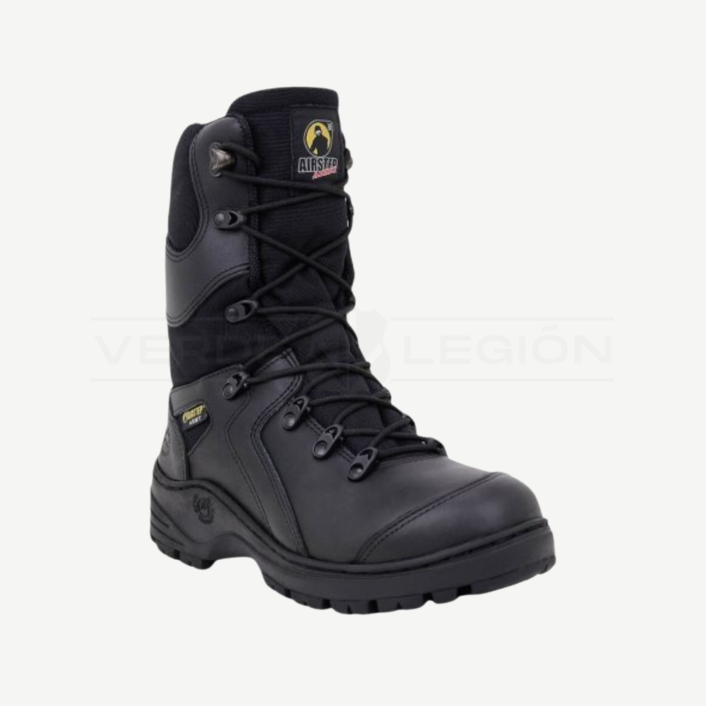 Bota Táctica Negra Marca Airstep Repelente al Agua