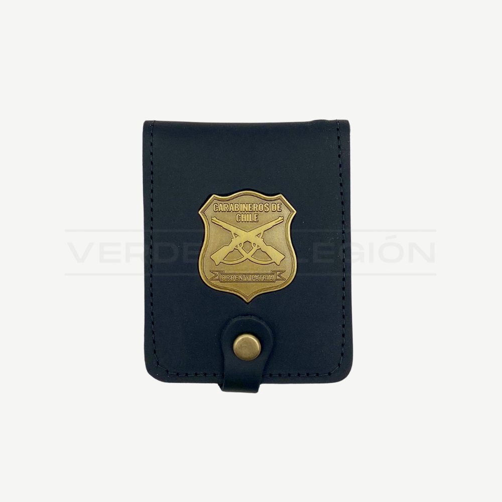 Porta Tipcar Oficial con Escudo Metálico Carabineros