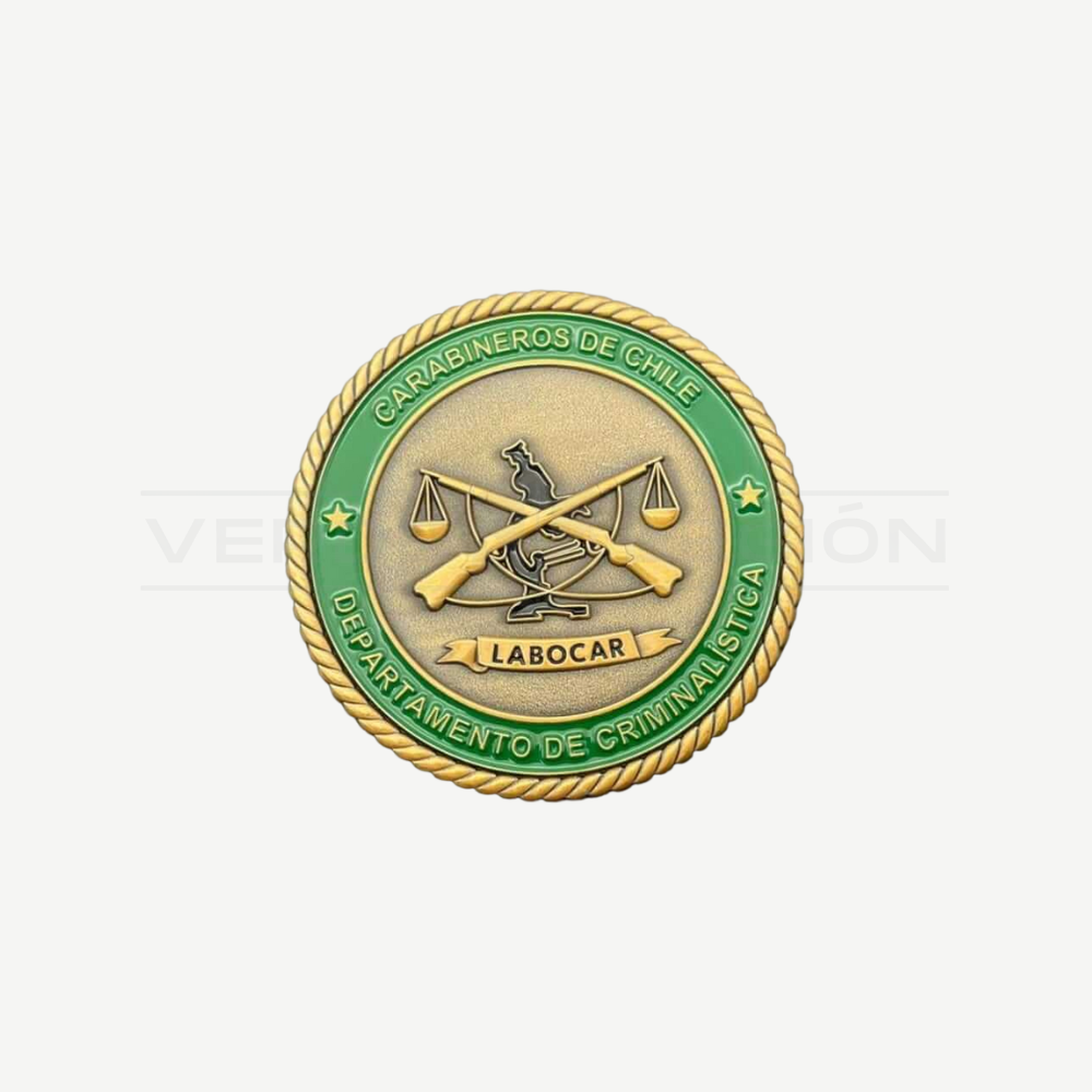 Moneda Personalizable Labocar Carabineros