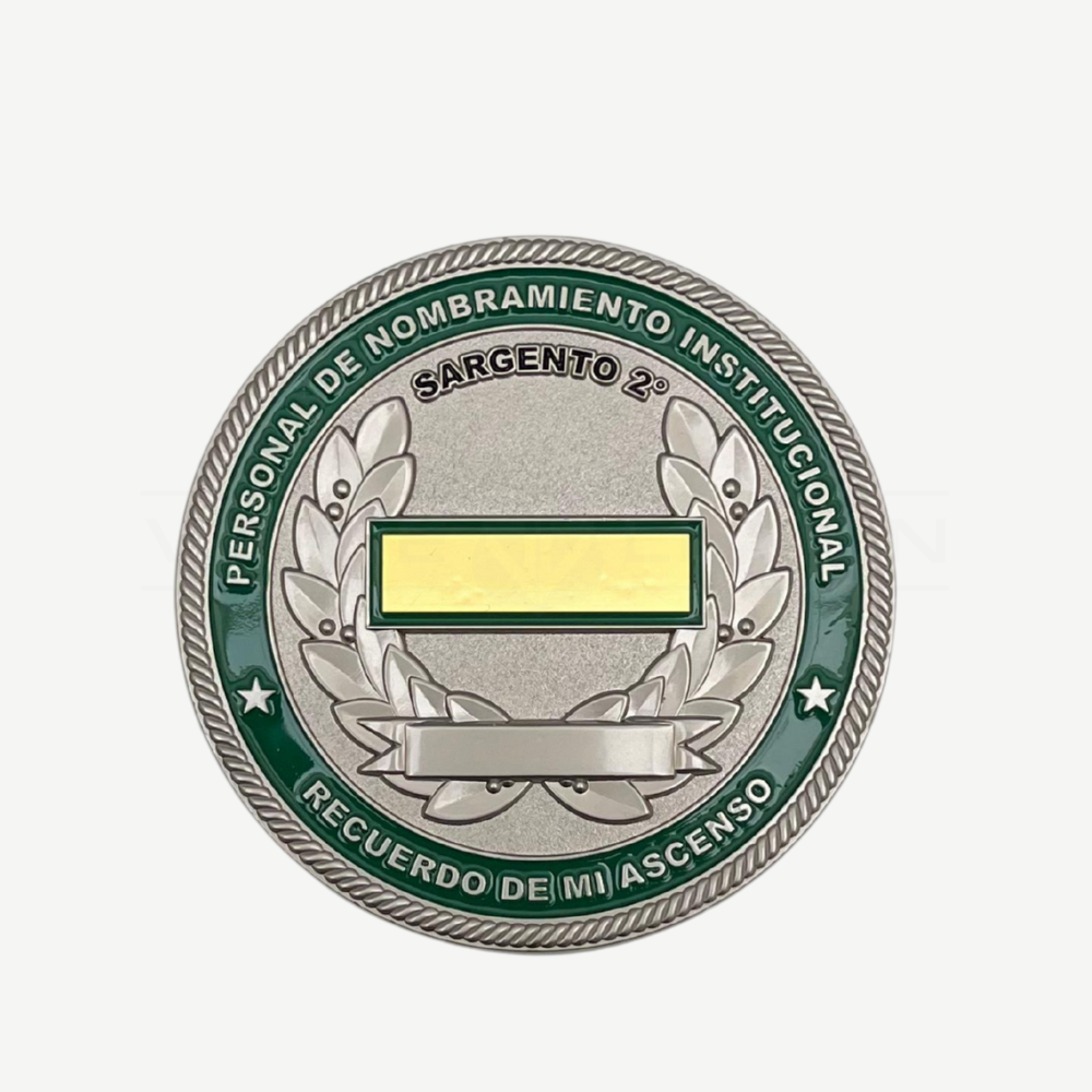 Moneda Personalizable Recuerdo Ascenso Sargento 2° Carabineros