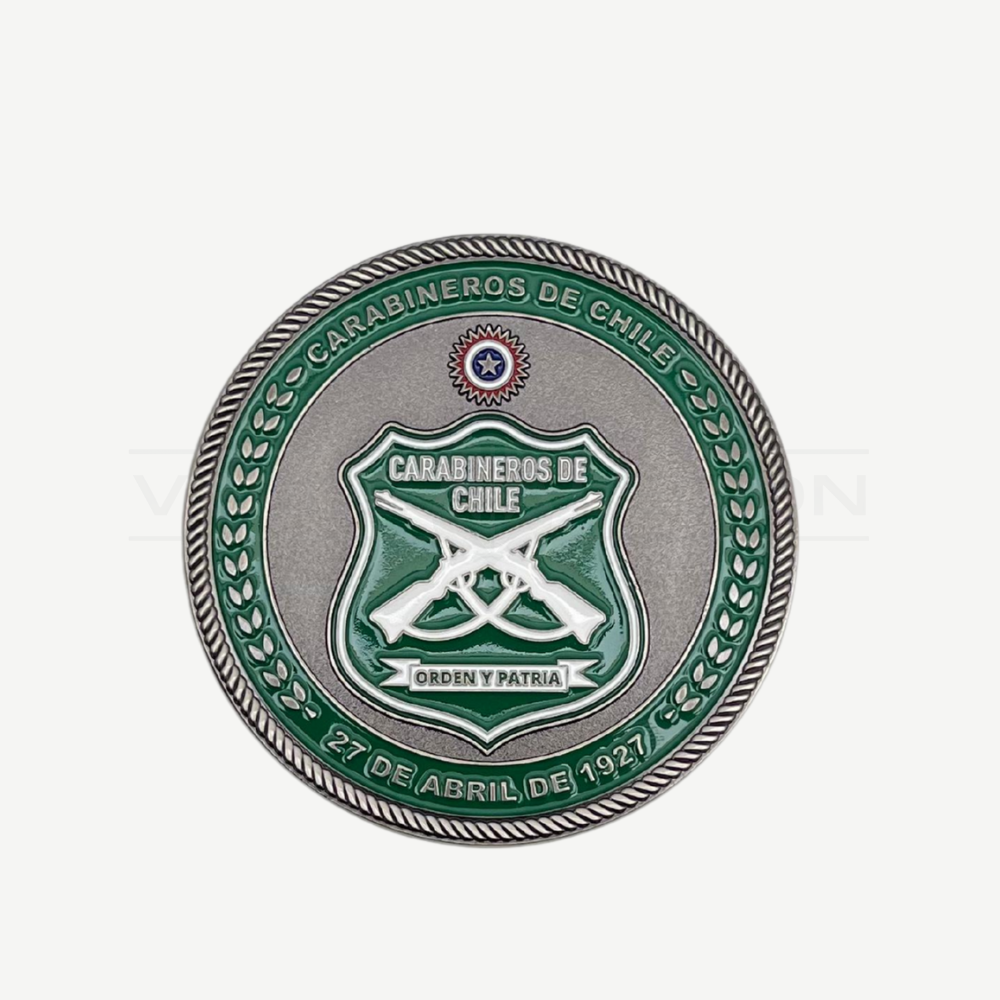 Moneda Personalizable Recuerdo Ascenso Cabo 2° Carabineros