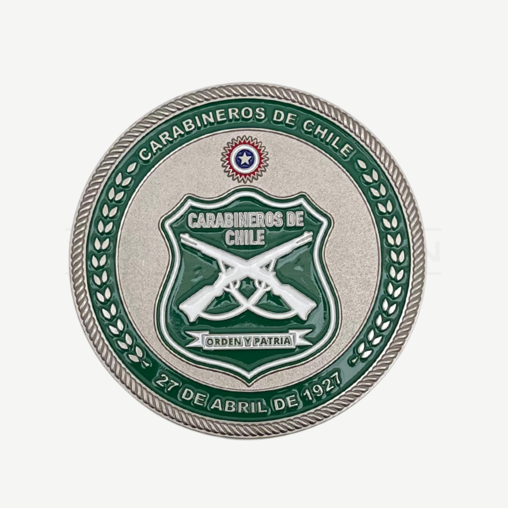 Moneda Personalizable Recuerdo Ascenso Suboficial Carabineros