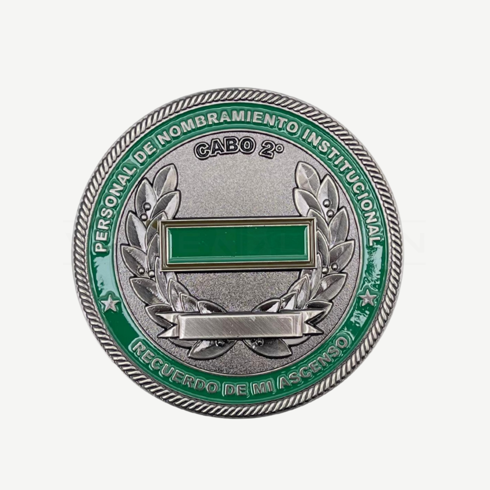 Moneda Personalizable Recuerdo Ascenso Cabo 2° Carabineros