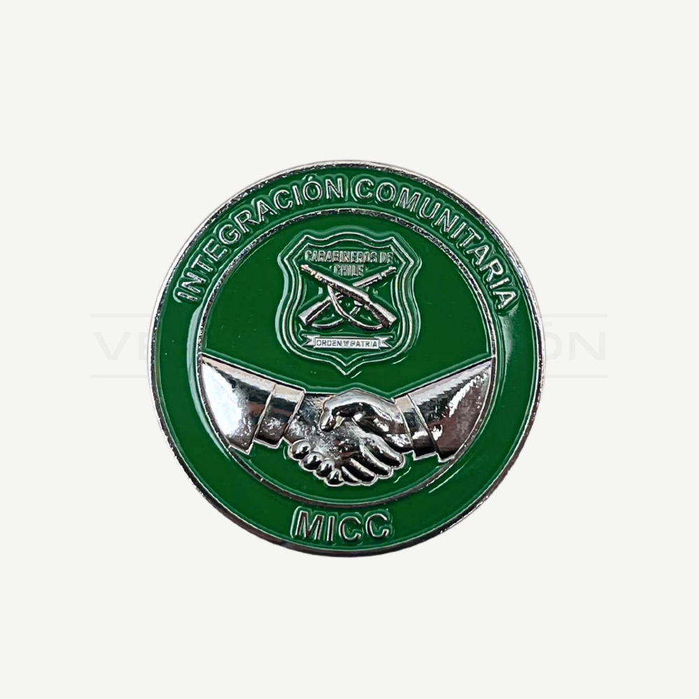 Moneda de Colección MICC Carabineros