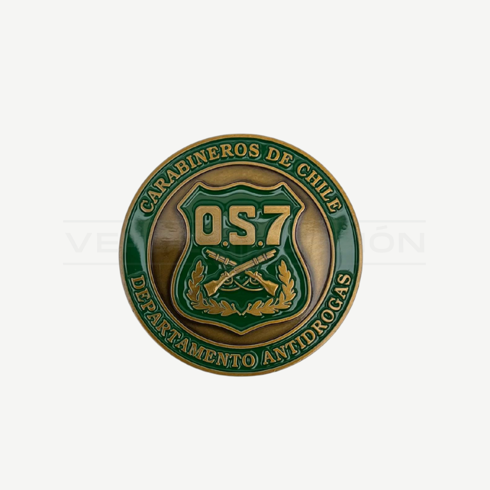 Moneda Personalizable OS7 Carabineros