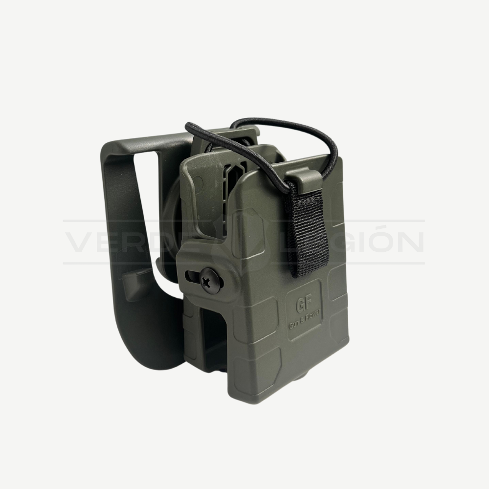 Porta Radio Universal Verde Polímero Gunflower