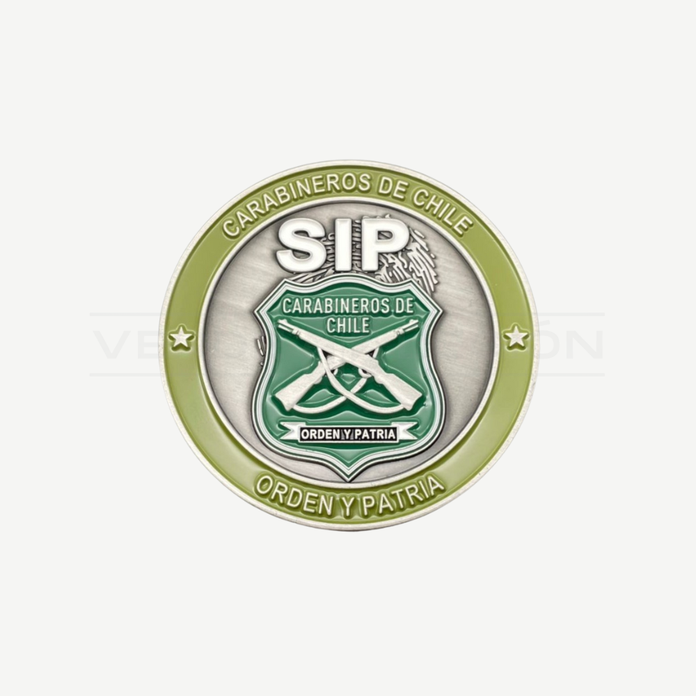 Moneda Personalizable Sección de Investigación Policial SIP Carabineros