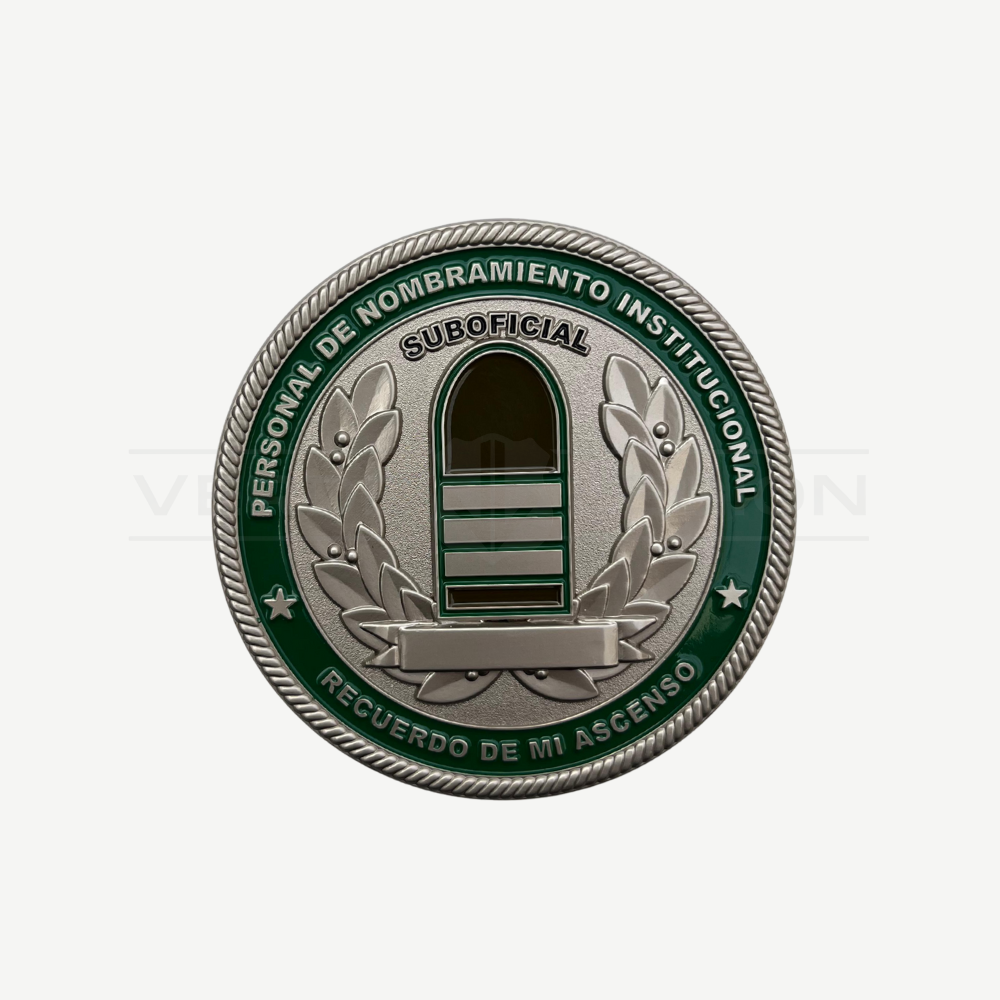 Moneda Personalizable Recuerdo Ascenso Suboficial Carabineros
