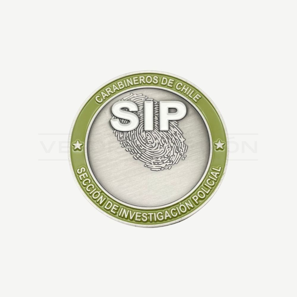 Moneda Personalizable Sección de Investigación Policial SIP Carabineros