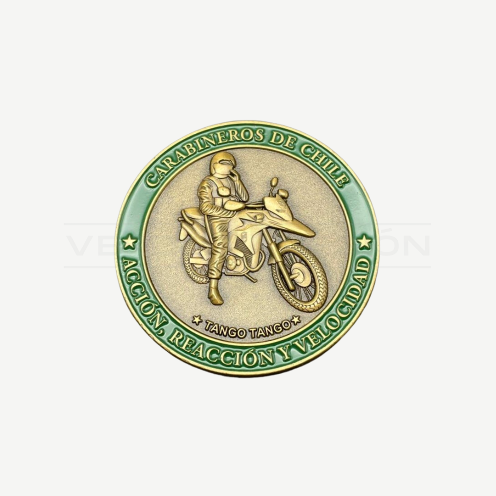 Moneda de Colección Tango Tango Carabineros
