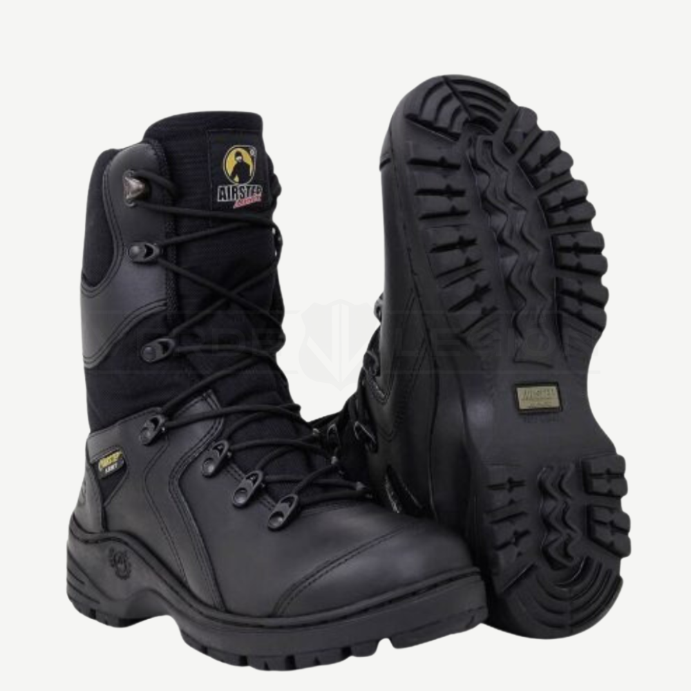Bota Táctica Negra Marca Airstep Repelente al Agua