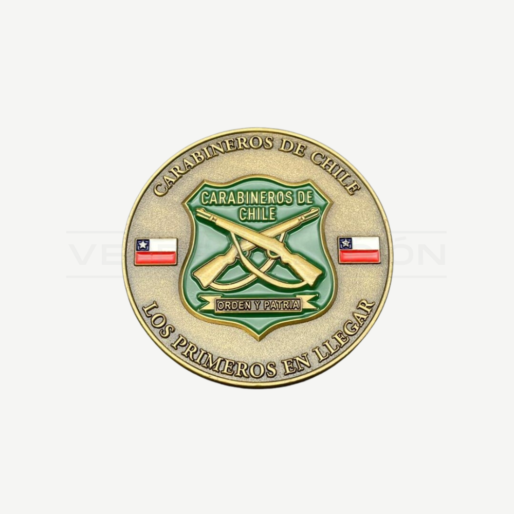 Moneda de Colección Tango Tango Carabineros