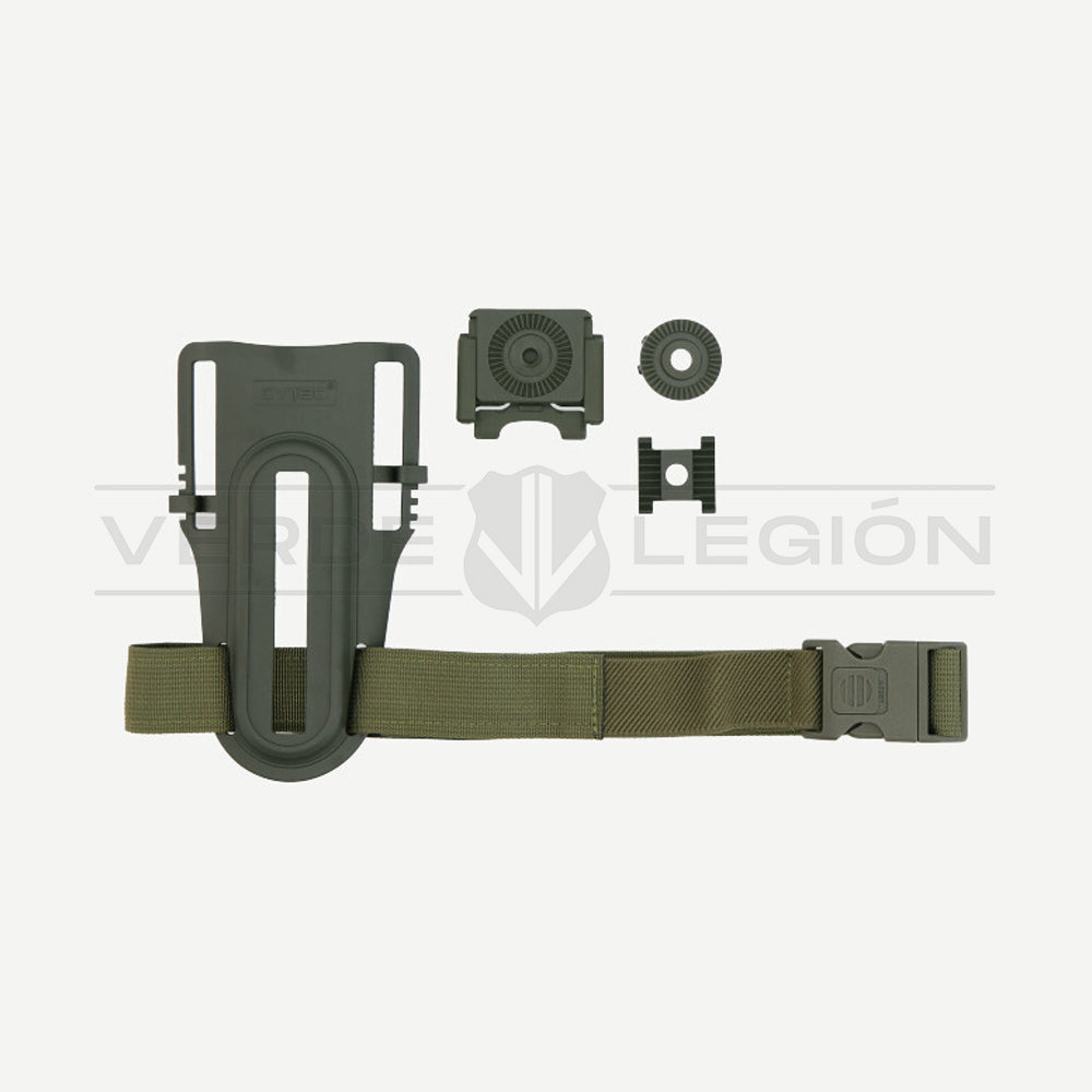 Plataforma Low Ride Ajustable Verde Cytac