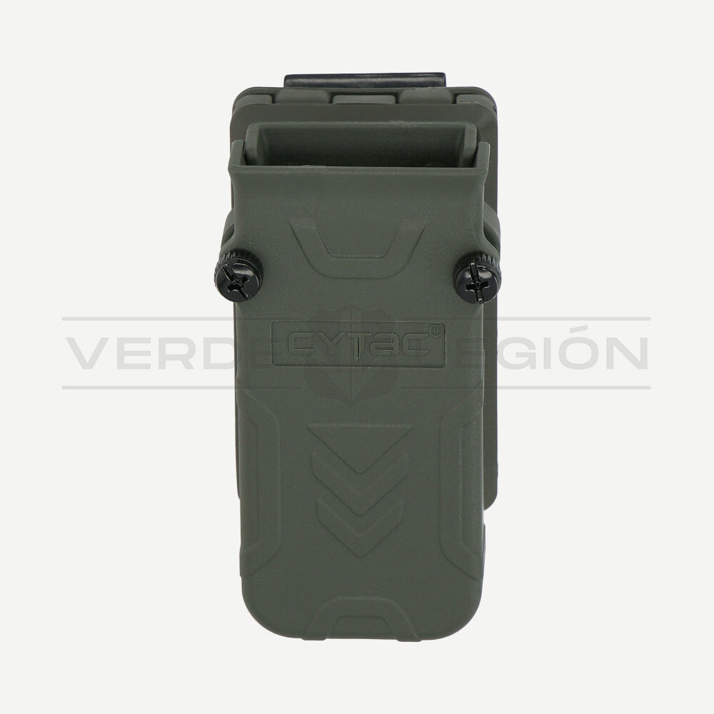 Porta Cargador Simple Universal Verde Cytac