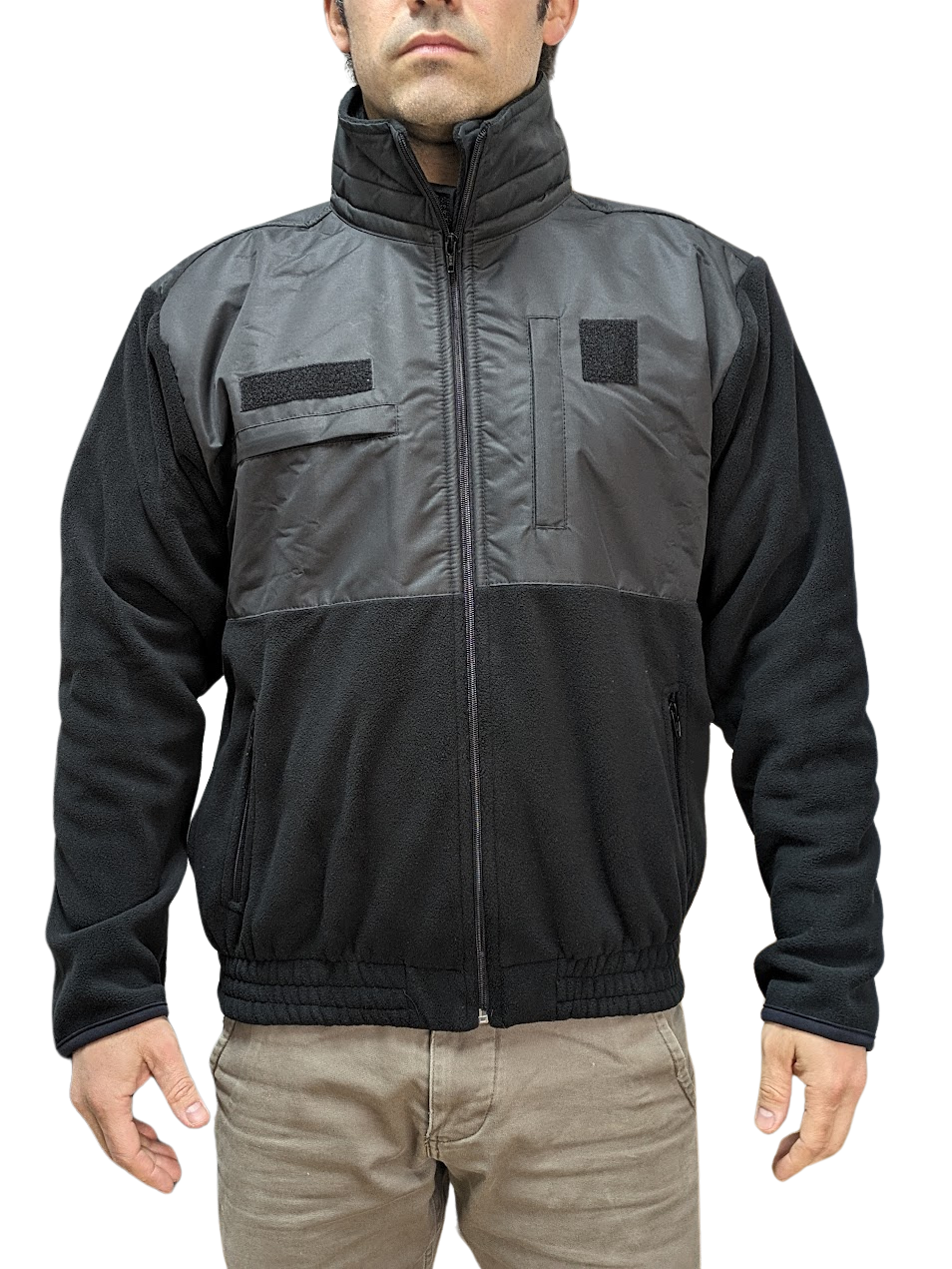 Casaca Polar Color Negro Unisex Carabineros
