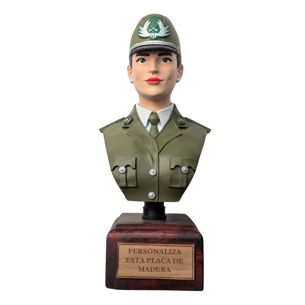 Figura 3D Aspirante a Oficial Escar Mujer