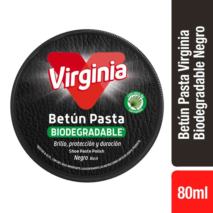 Betún Pasta de Zapatos Negro