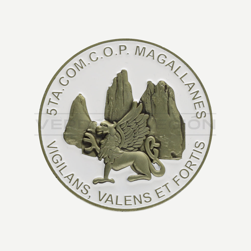 Moneda de Colección Control de Orden Publico Magallanes