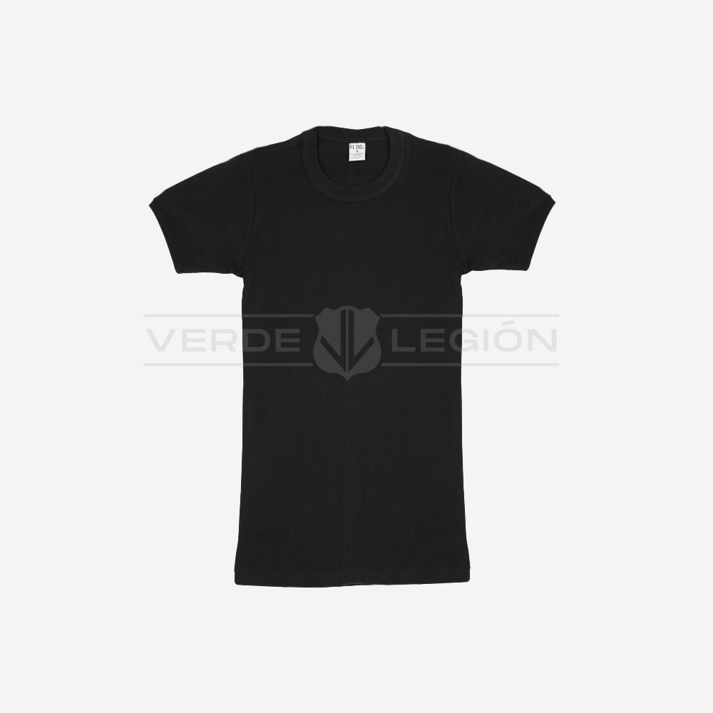 Camiseta Negra Algodón Unisex Carabineros