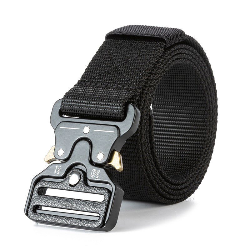 Cinturón Táctico de Nylon Hebilla Cobra de Metal