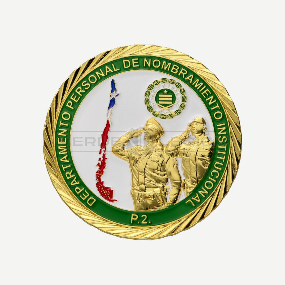 Moneda de Colección Dirección Nacional de Personal Carabineros