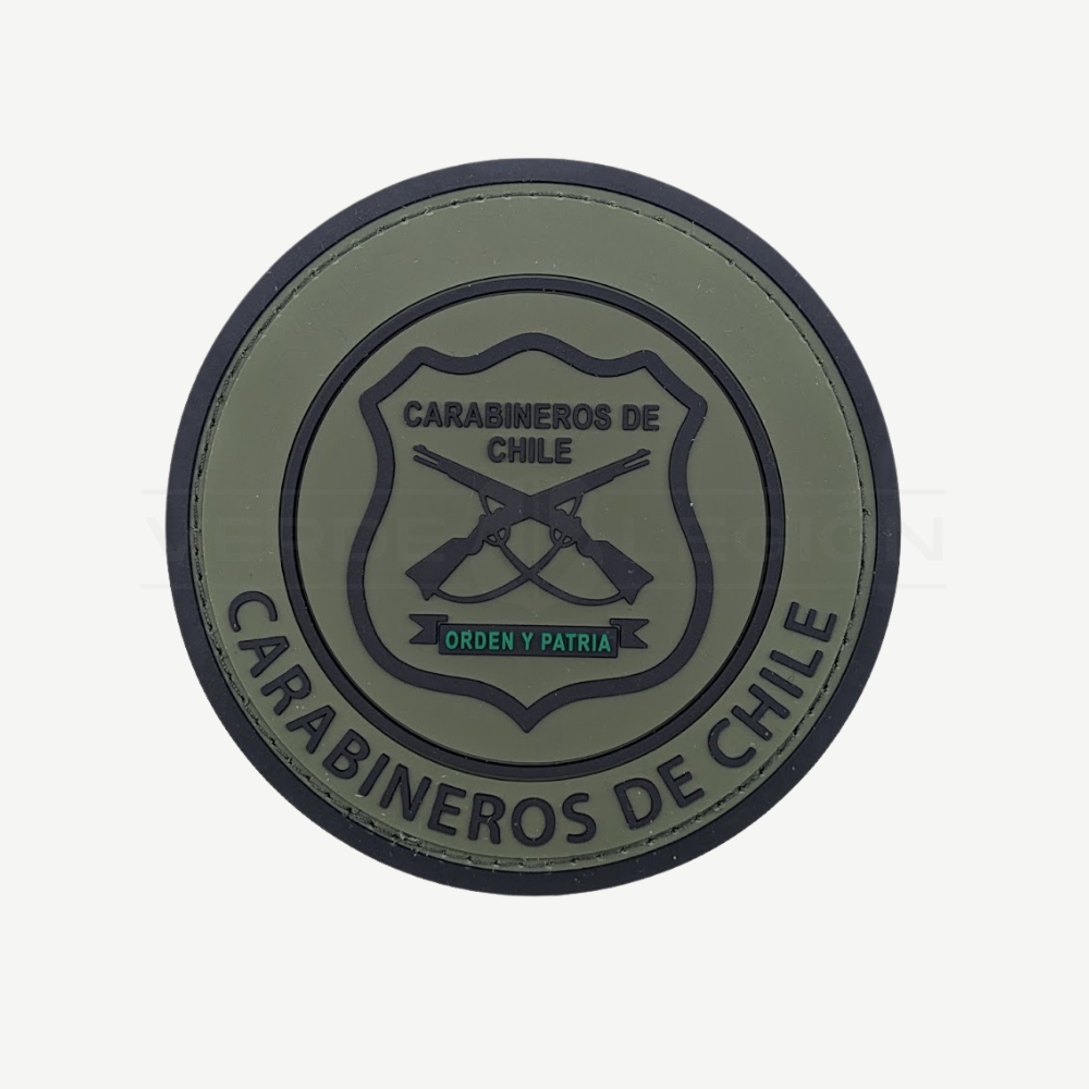 Parche Disco PVC Carabineros de Chile (Opciones)