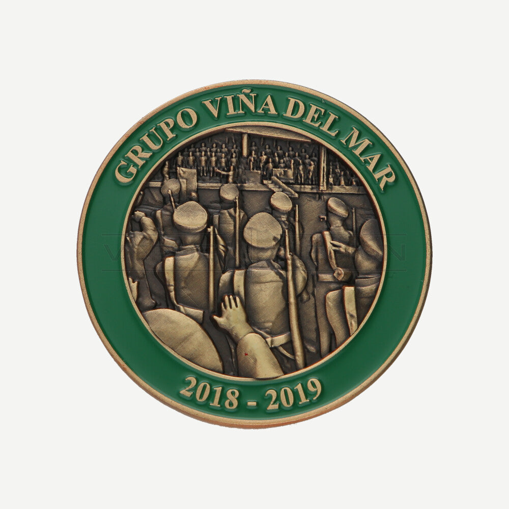Moneda de Colección Esfocar Viña del Mar Carabineros