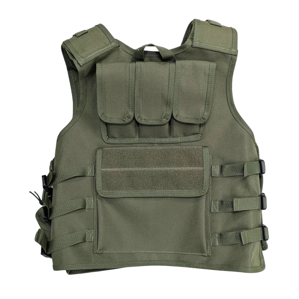 Chaleco Motorista Multiuso Verde Carabineros