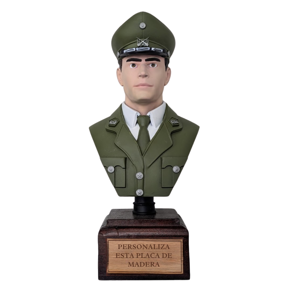 Figura 3D Carabinero Hombre PNS