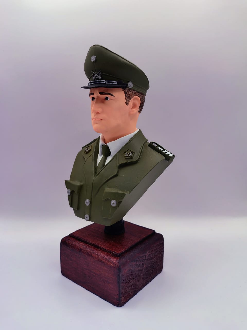 Figura 3D Suboficial Mayor de Carabineros