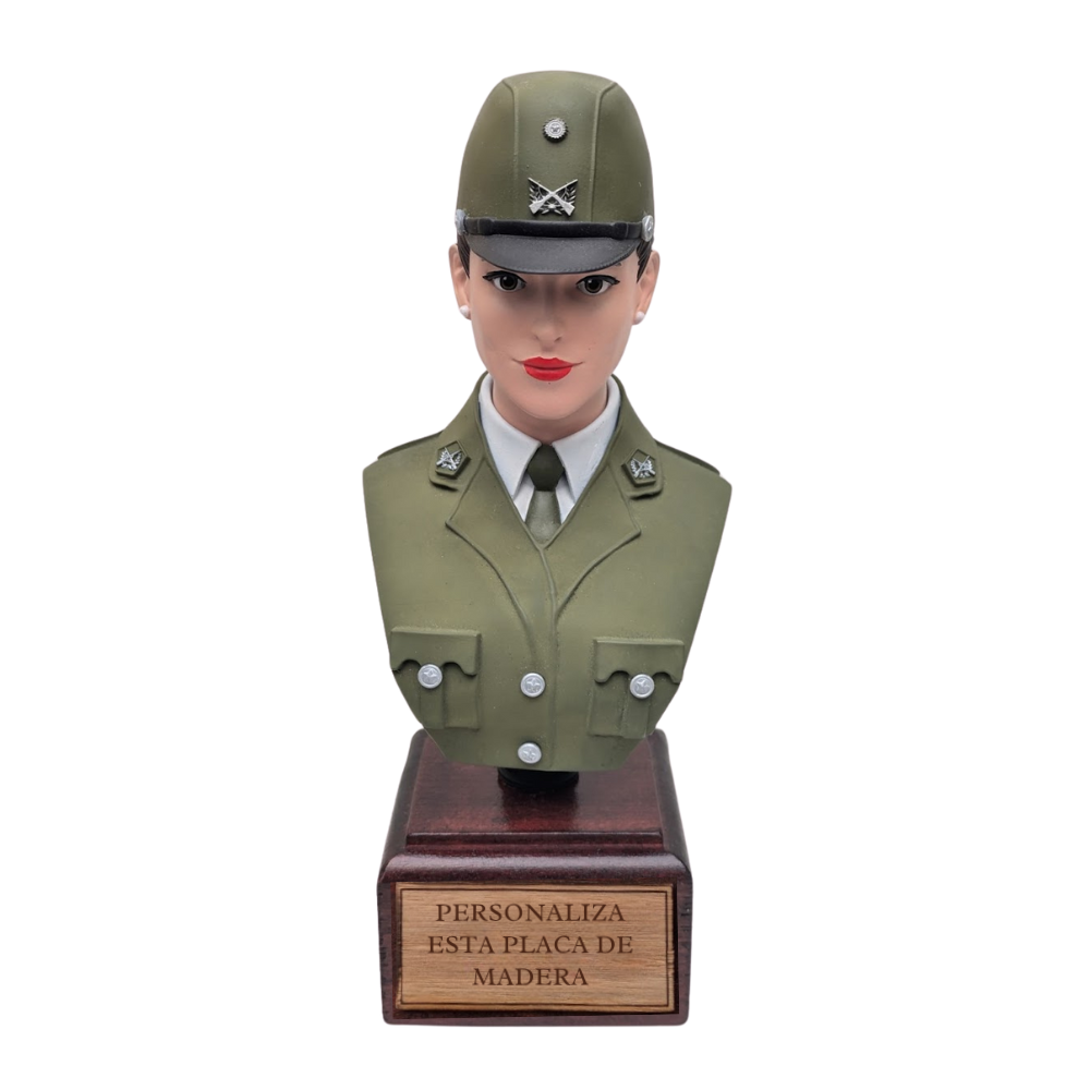 Figura 3D Carabinero Mujer PNI