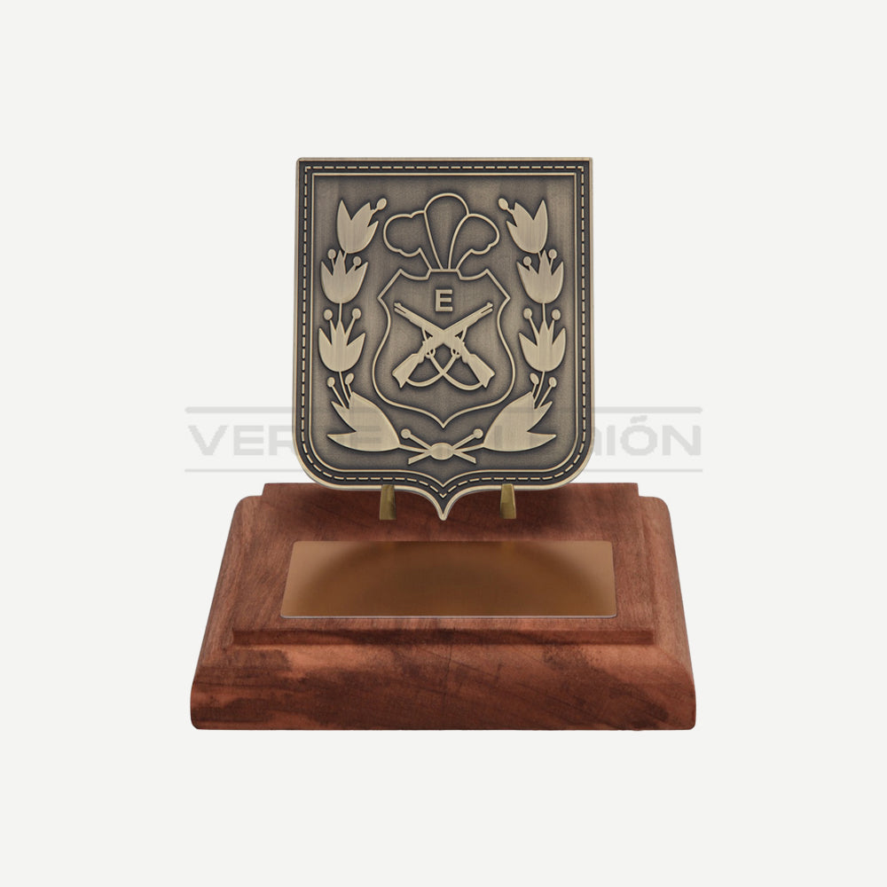 Galvano Escudo Escar de Escritorio Personalizable Carabineros
