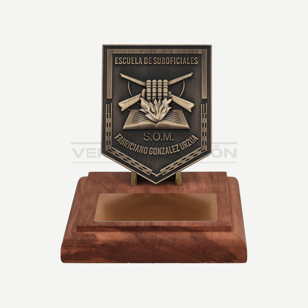 Galvano Esucar de Escritorio Personalizable Carabineros