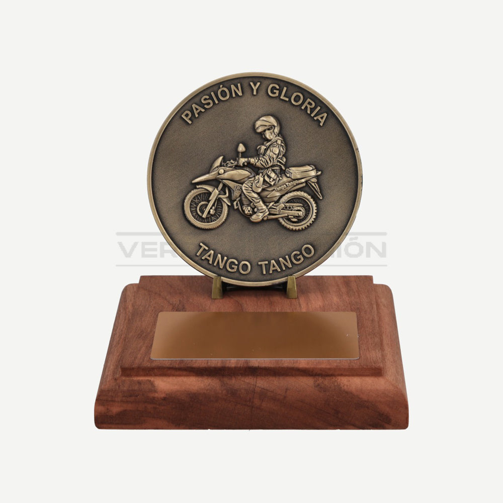 Galvano Tango Tango de Escritorio Personalizable Carabineros