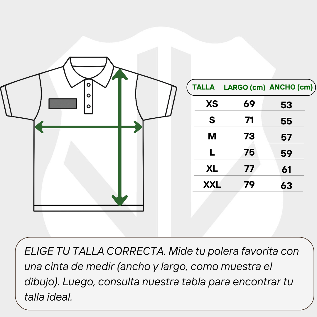 Polera Piqué Escuelas Suboficiales/Especialidades Unisex Carabineros