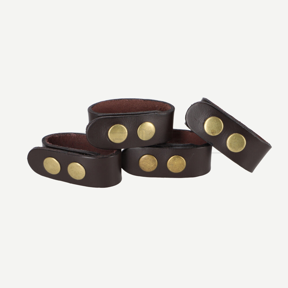 Set Broches Cuero de Cinturón Operativo Carabineros