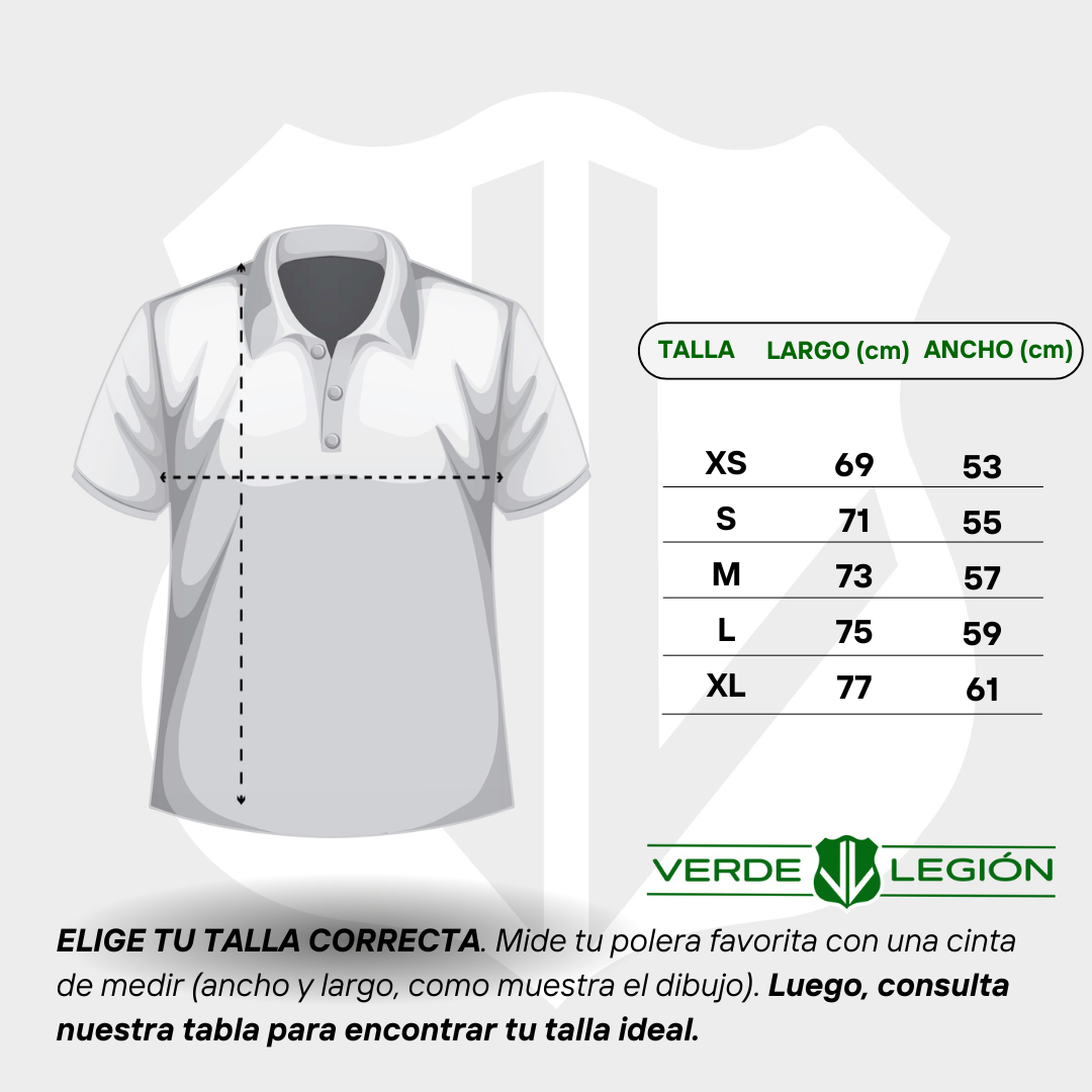 Polera Piqué Verde Institucional Con Velcro Carabineros