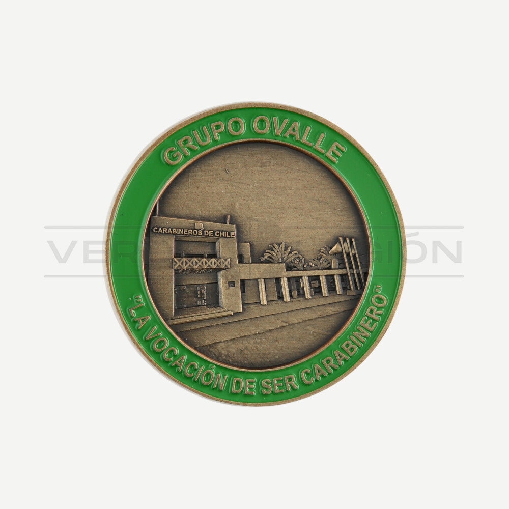 Moneda de Colección Esfocar Ovalle Carabineros