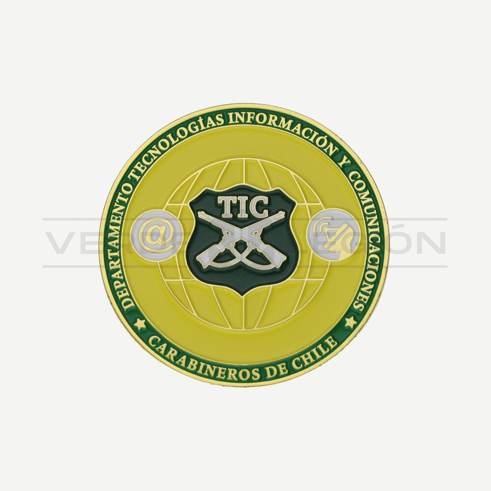 Moneda de Colección TIC Carabineros