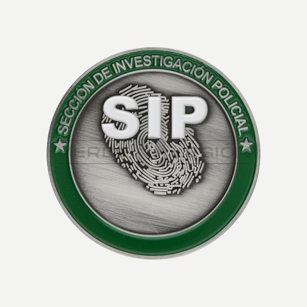 Moneda Personalizada Huella SIP Carabineros