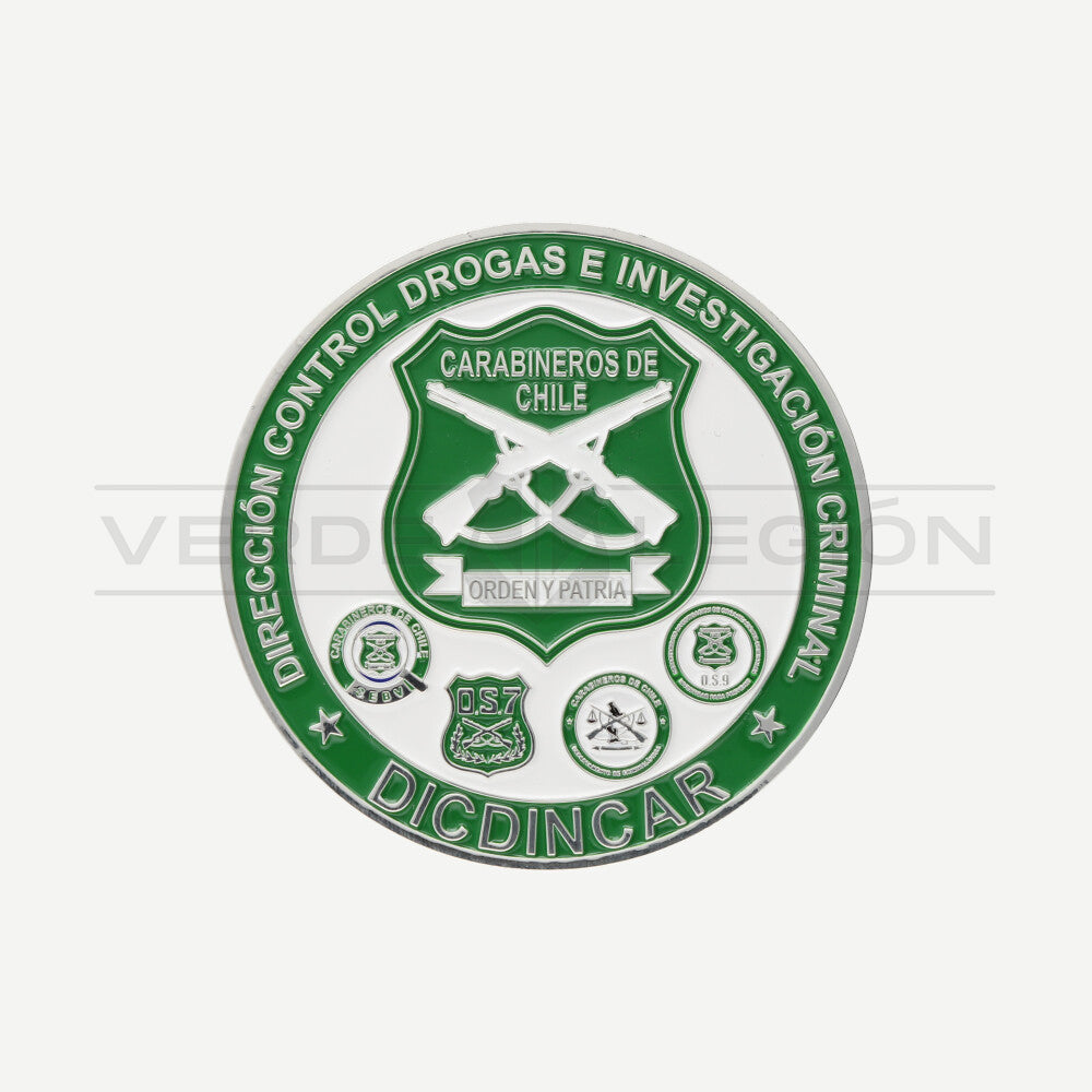 Moneda Personalizable DICDINCAR Carabineros