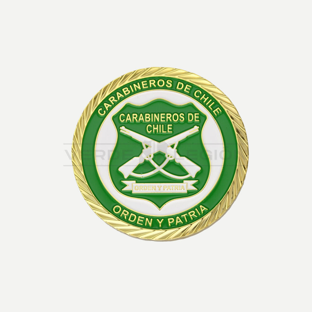 Moneda de Colección Suboficial Mayor Carabineros