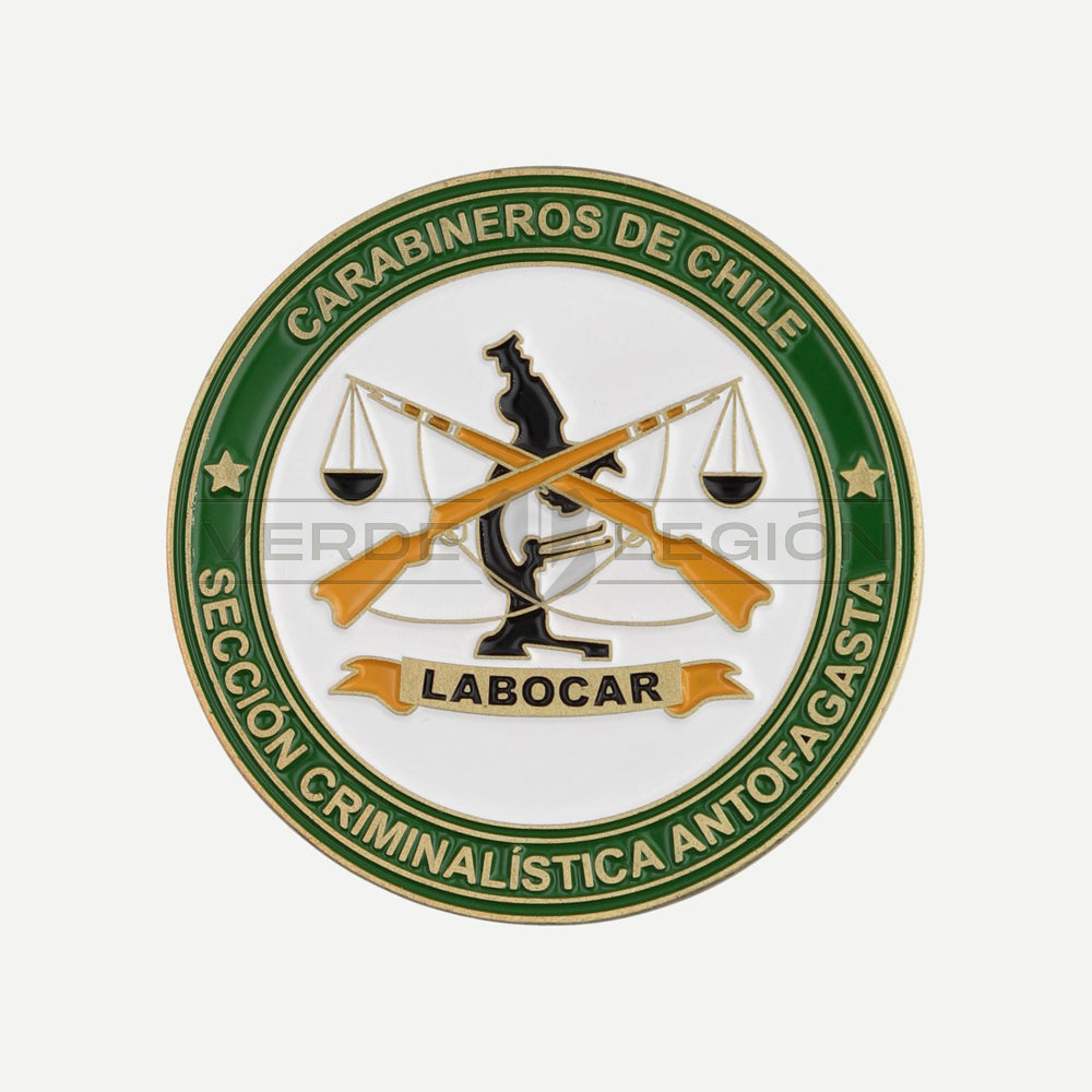 Moneda de Colección Labocar Antofagasta Carabineros