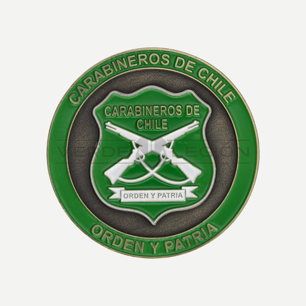 Moneda de Colección Prefectura Arauco Carabineros