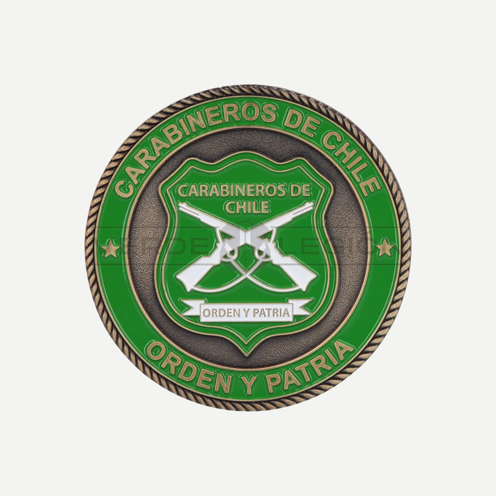 Moneda de Colección Prefectura del Maipo Carabineros de Chile