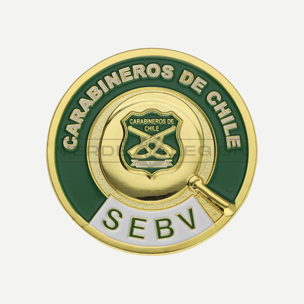 Moneda de Colección SEBV Carabineros