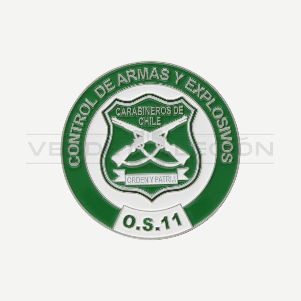 Moneda Personalizable OS11 Carabineros